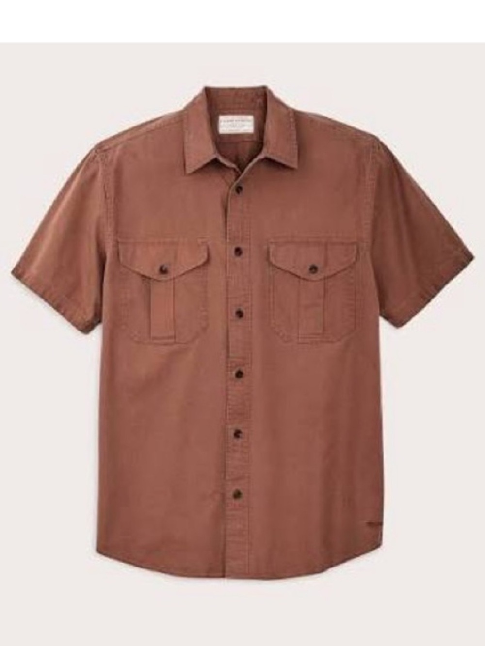 Filson Men's short sleeve light weight Alaskan guide shirt brown M